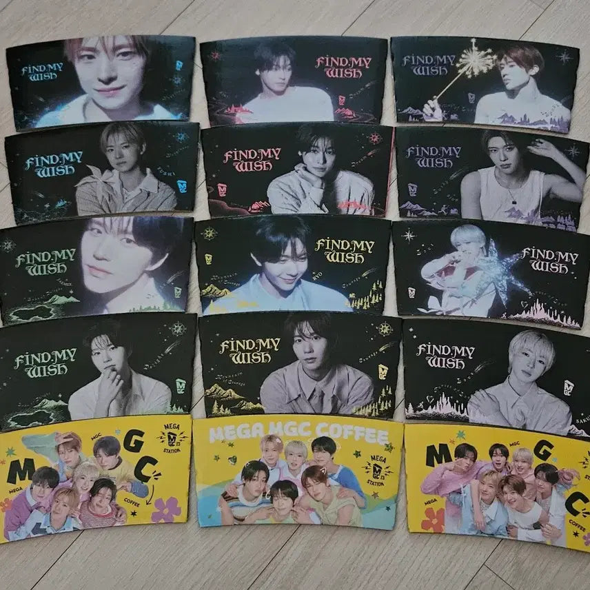 [BUNJANG] NCT WISH Mega Coffee Limited Edition Holder Bundle Set / 엔시티위시 메가커피 한정판 홀더 일괄
