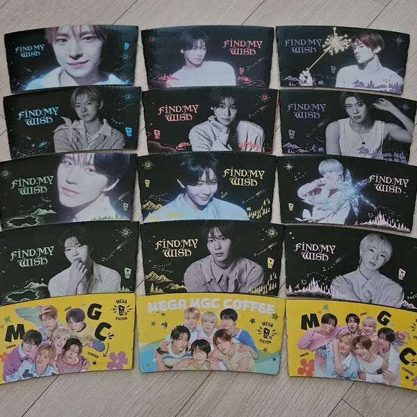 [BUNJANG] NCT WISH Mega Coffee Limited Edition Holder Bundle Set / 엔시티위시 메가커피 한정판 홀더 일괄