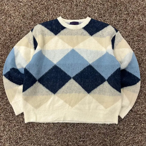 [BUNJANG] Vislow Pattern Knit Sweater / L 비슬로우 패턴 니트 스웨터