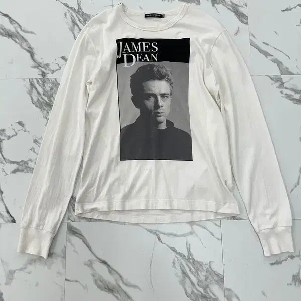 [BUNJANG] Dolce & Gabbana James Dean Printed Long Sleeve T-Shirt / 돌체앤가바나 제임스딘 프린팅 긴팔 티셔츠