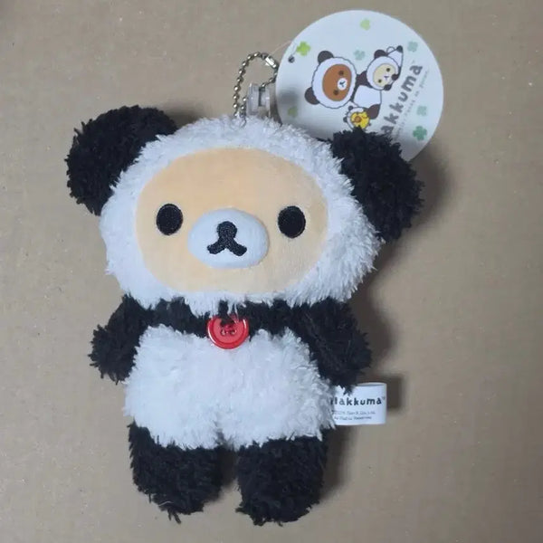 [BUNJANG] San-X Korilakkuma Panda Outfit Plush Pouch Keyring / 코리락쿠마 아베일 산엑스 인형 파우치 키링