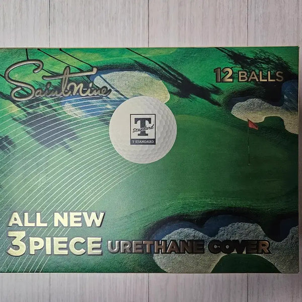 [BUNJANG] Saint Nine 3-Piece Golf Balls (12-Ball Pack) / (새상품) 세인트나인 3피스 골프공 12구