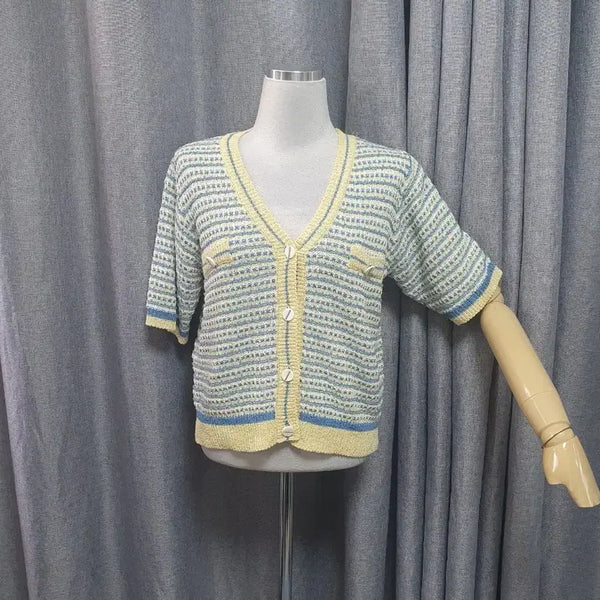 [BUNJANG] Twilly Short-Sleeve Cardigan / 트윌리 반팔 가디건