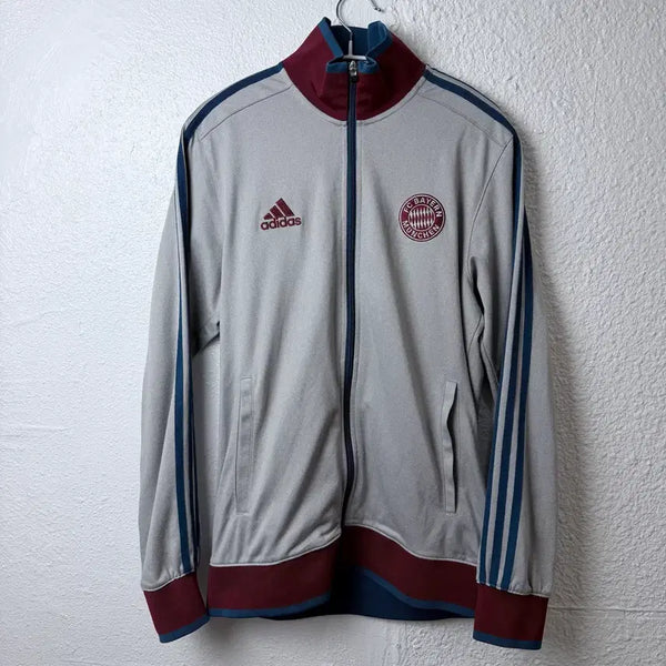 [BUNJANG] Adidas Bayern Munich Track Top Jersey Grey / 아디다스 바이에른 뮌헨 트랙탑 져지 그레이