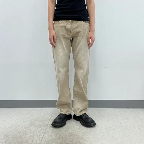 [BUNJANG] GOA Pigment Dyeing Fading Denim Pants / goa 고아 피그먼트 다잉 페이딩 데님 팬츠