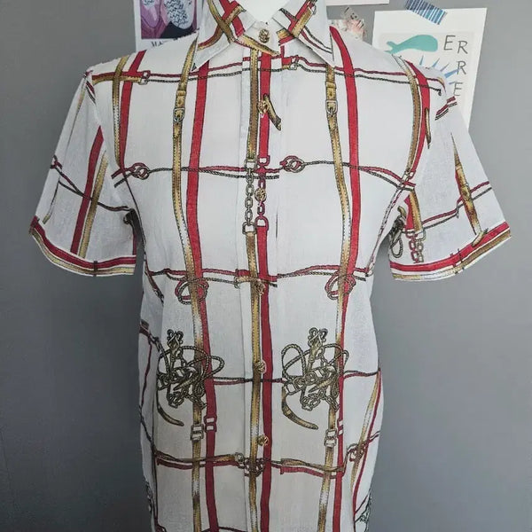 [BUNJANG] Vintage Short-Sleeve Shirt / 빈티지 반팔 셔츠