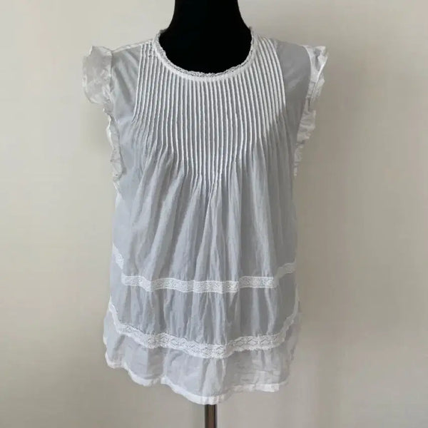 [BUNJANG] Gap Kids White Sleeveless Top / 화이트 민소매