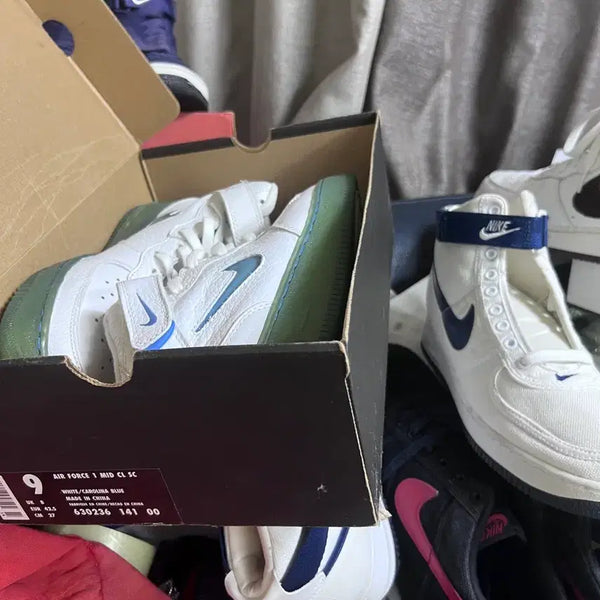 [BUNJANG] Nike Air Force 1 Mid SC 'White/Carolina Blue' (1996) / 나이키 에어포스1 미드 SC 하늘완창 270