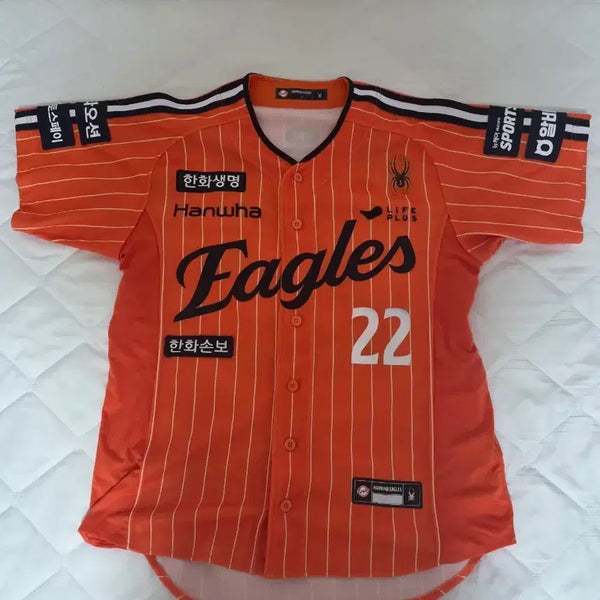 [BUNJANG] Hanwha Eagles By-eung Retros Authentic Jersey Chae Eun-seong L (100) / 한화이글스 빙그레 레트로 어센틱 유니폼 채은성 L(100)
