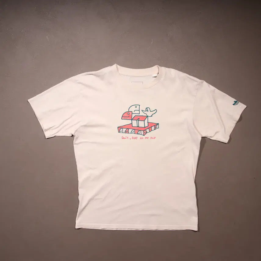 [BUNJANG] Adidas Printing Short Sleeve T-Shirt / 아디다스 프린팅 반팔티 B158