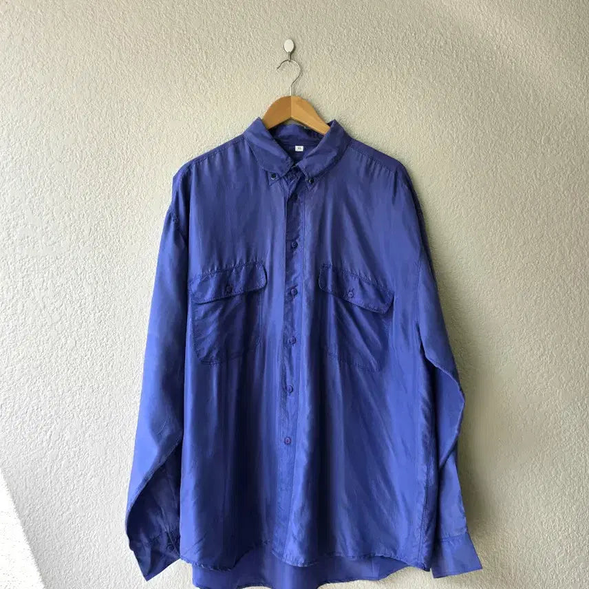 [BUNJANG] Vintage 100% Silk Oversized Shirt / 빈티지 실크셔츠