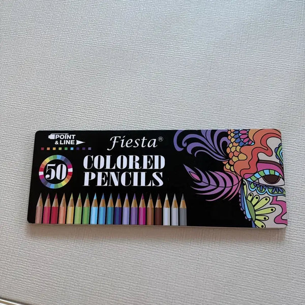 [BUNJANG] Fiesta Colored Pencils 50 Colors / Colored pencils50색