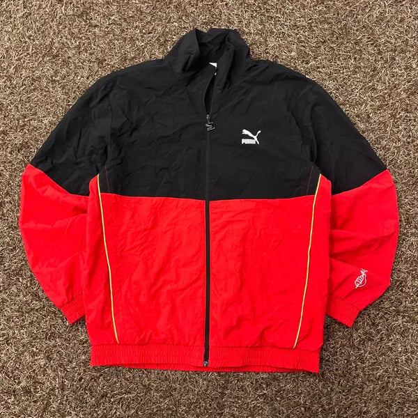 [BUNJANG] Puma Big Logo Nylon Windbreaker Jacket / L 푸마 빅로고 나일론 바람막이 자켓