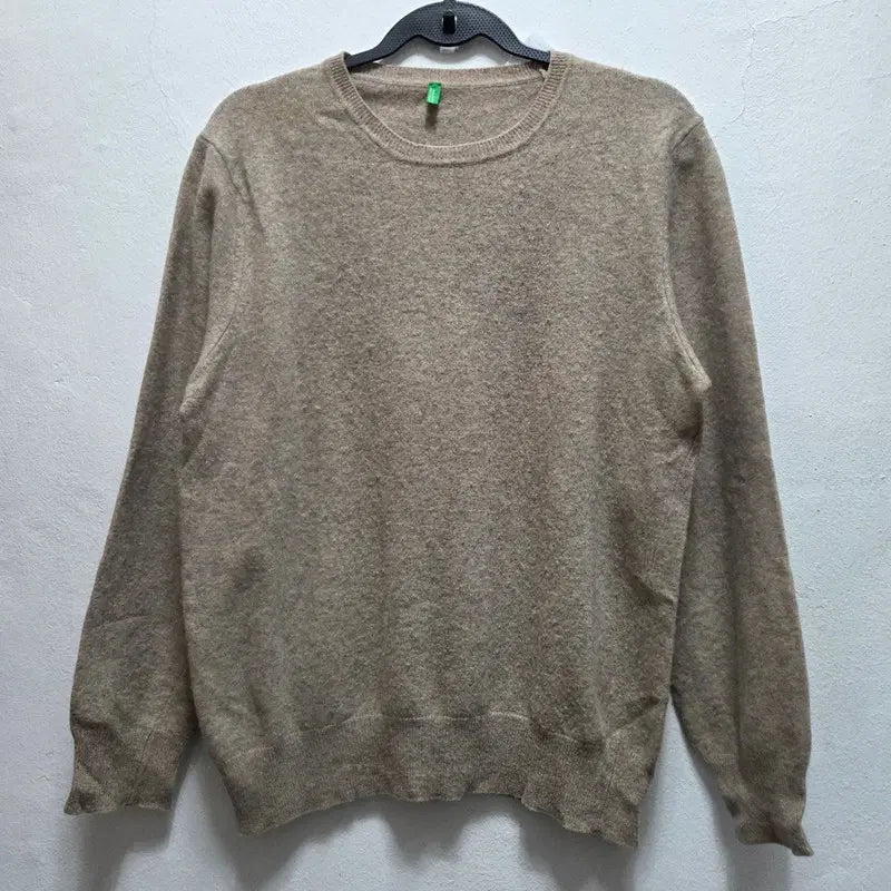 [BUNJANG] Benetton Wool Round Knit J5992 / BENETTON 울 라욷드 니트 여 J5992