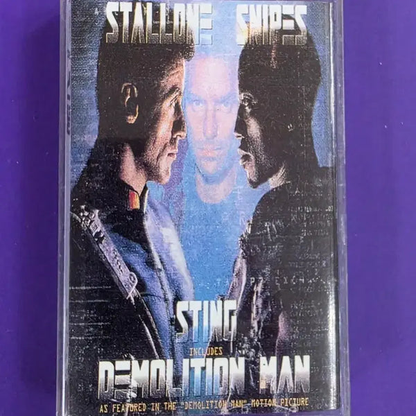 [BUNJANG] Demolition Man OST Cassette Tape / [개봉/카세트 테이프] 데몰리션맨 OST 스팅
