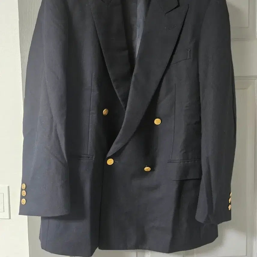 [BUNJANG] Daks Double Breasted Gold Button Blazer Jacket / 닥스 더블 브레스티드 금장 자켓