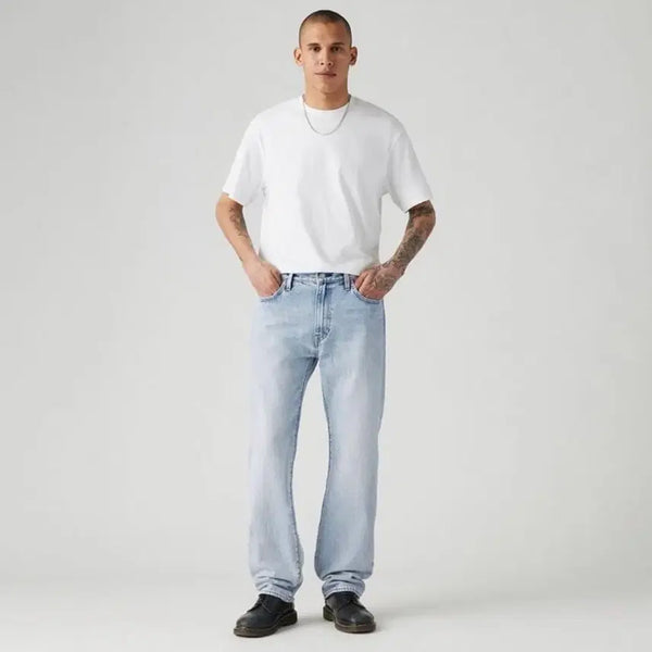 [BUNJANG] Levi's 555 Relaxed Straight Light Wash Jeans (34x30) / [34x30] 리바이스 555 릴렉스 스트레이트 연청
