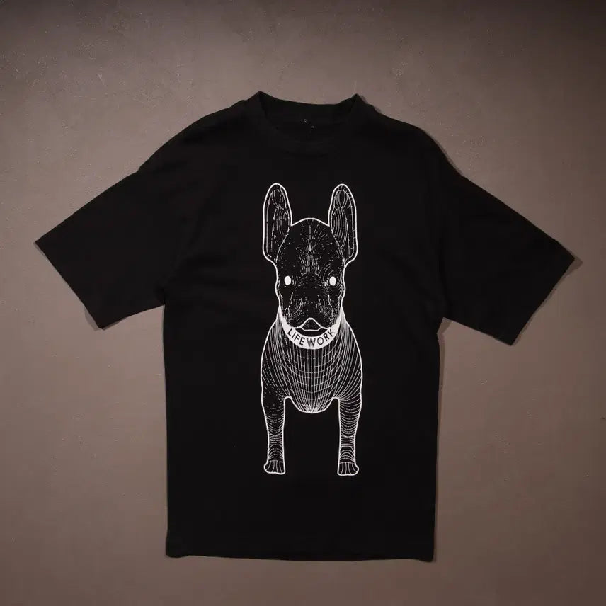 [BUNJANG] Life Work Graphic Print T-Shirt / 라이프워크 프린팅 반팔티 A161