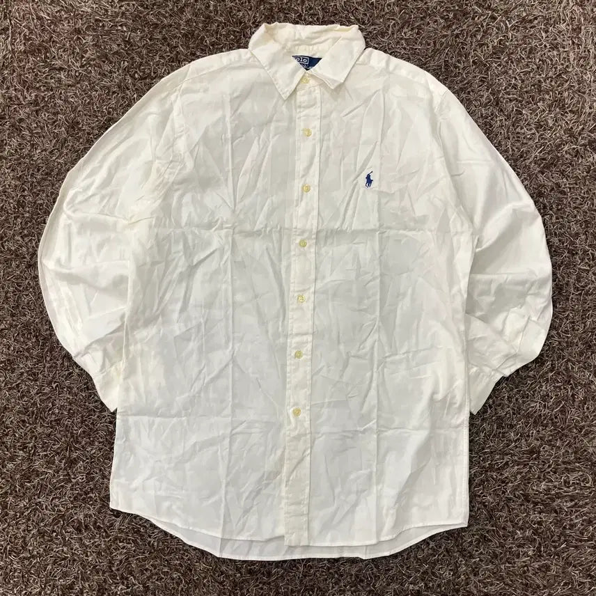 [BUNJANG] Polo Ralph Lauren Lowell Sports White Shirt / M 폴로 랄프로렌 로웰 스포츠 화이트 셔츠