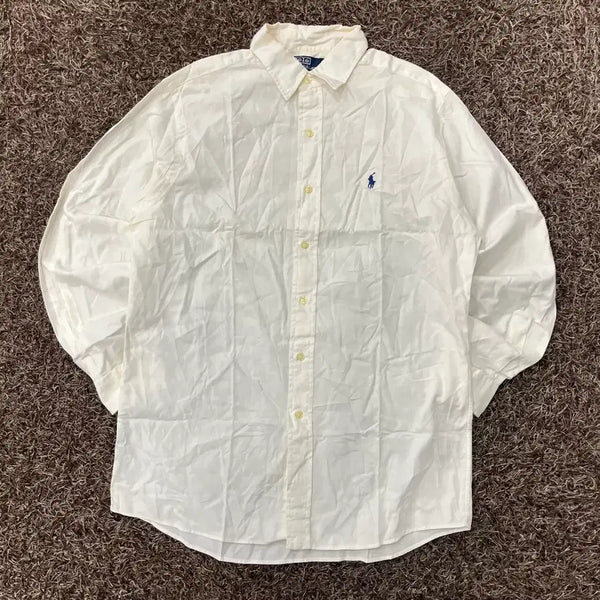 [BUNJANG] Polo Ralph Lauren Lowell Sports White Shirt / M 폴로 랄프로렌 로웰 스포츠 화이트 셔츠