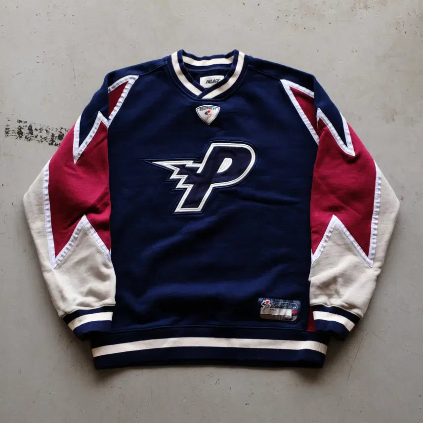 [BUNJANG] Palace 21FW Bolt Crew Sweat Shirt (Size L) / 21FW 팔라스 볼트 스웻 셔츠