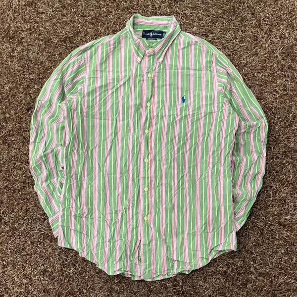 [BUNJANG] L Polo Ralph Lauren Multicolor Stripe Shirt / L 폴로 랄프로렌 멀티컬러 스트라이프 셔츠