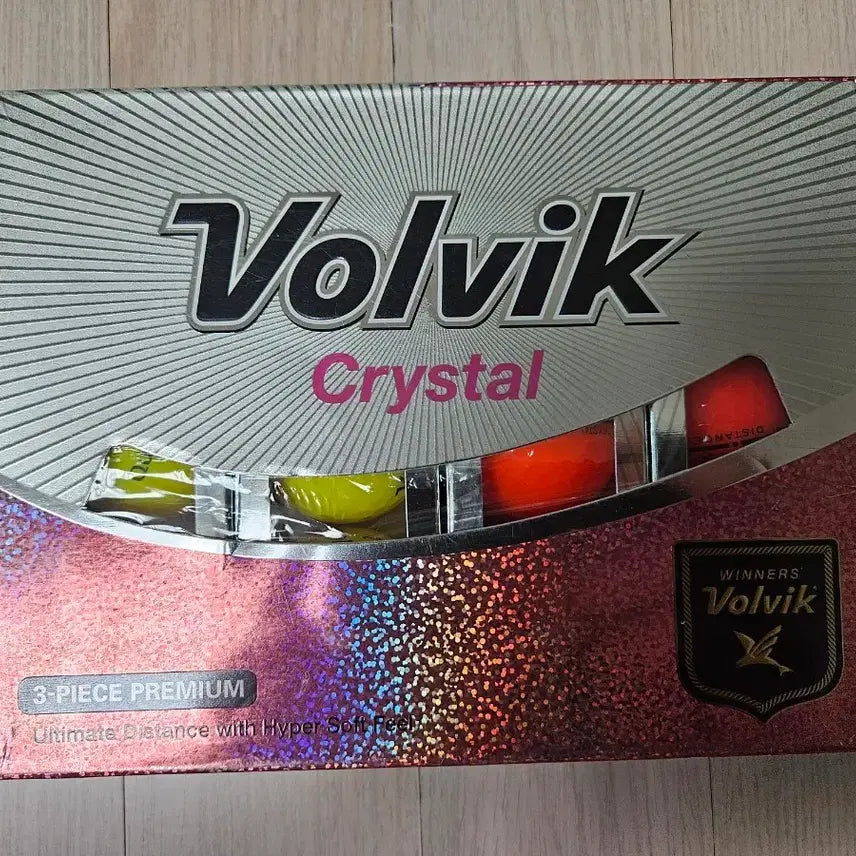 [BUNJANG] Volvik Crystal Premium Golf Balls (3-Ball Pack) / (새상품) 볼빅 크리스탈 골프공 3구 프리미엄