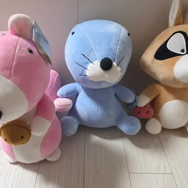 [BUNJANG] Bonobono, Porori, Neoburi 20cm Doll Bundle Set / (일괄판매)보노보노, 포로리, 너부리 20cm 인형