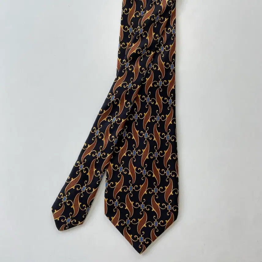 [BUNJANG] Fendi FF Monogram Silk Necktie / 펜디 (FENDI) FF모노그램 정품 명품 넥타이
