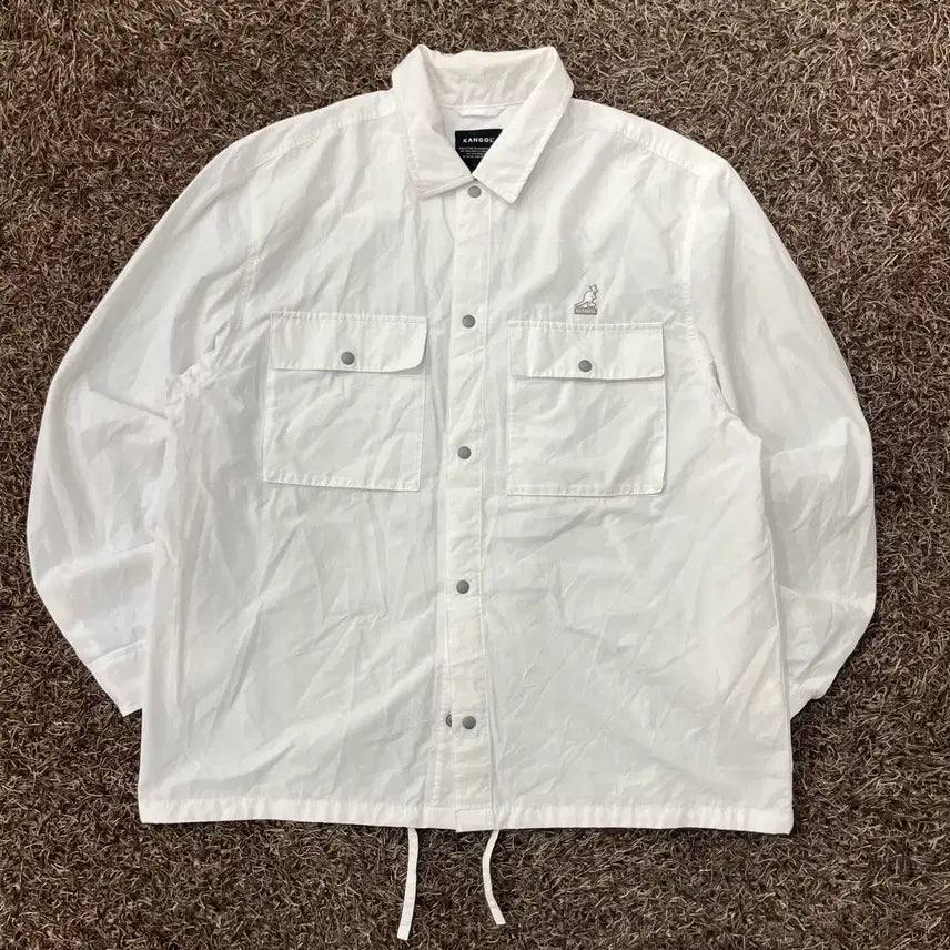 [BUNJANG] Kangol Nylon Shirt Jacket / M 캉골 신형 나일론 셔츠 자켓
