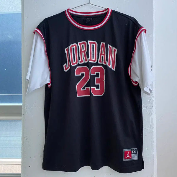 [BUNJANG] Jordan 23 Layered Mesh Short Sleeve Basketball Jersey XL / (XL) 조던 23 레이어드 메쉬 반팔  농구 유니폼