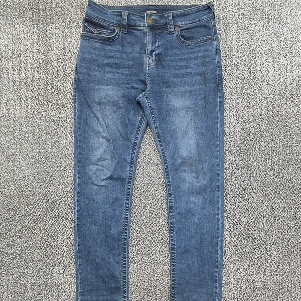 [BUNJANG] Vintage True Religion Slim Straight Washed Denim Pants / 빈티지9. 트루릴리전 슬림 스트레이트 워싱 데님 팬츠