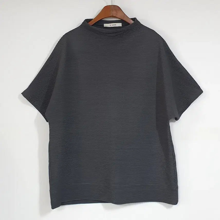 [BUNJANG] SJ WANI Charcoal Pleated Tunic 88 / SJ WANI 차콜 플리츠 튜닉 88
