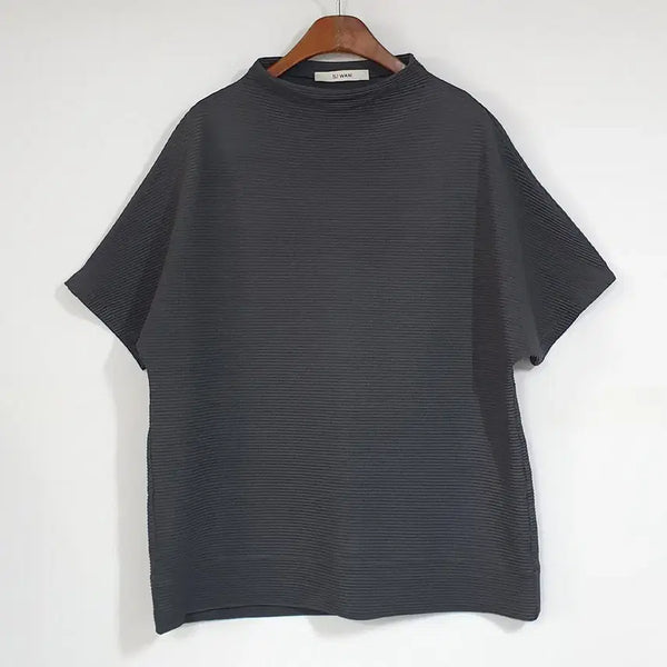 [BUNJANG] SJ WANI Charcoal Pleated Tunic 88 / SJ WANI 차콜 플리츠 튜닉 88