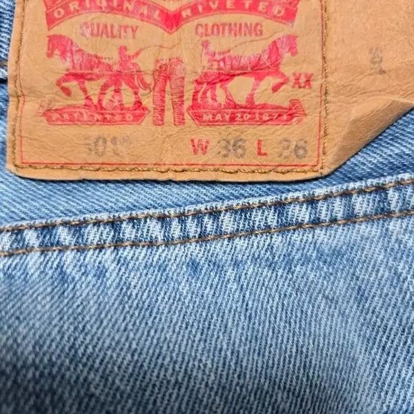 [BUNJANG] Levi's 501 Copper Rivet Baggy Fit Jeans / 리바이스 501 구리리벳 곱창핏