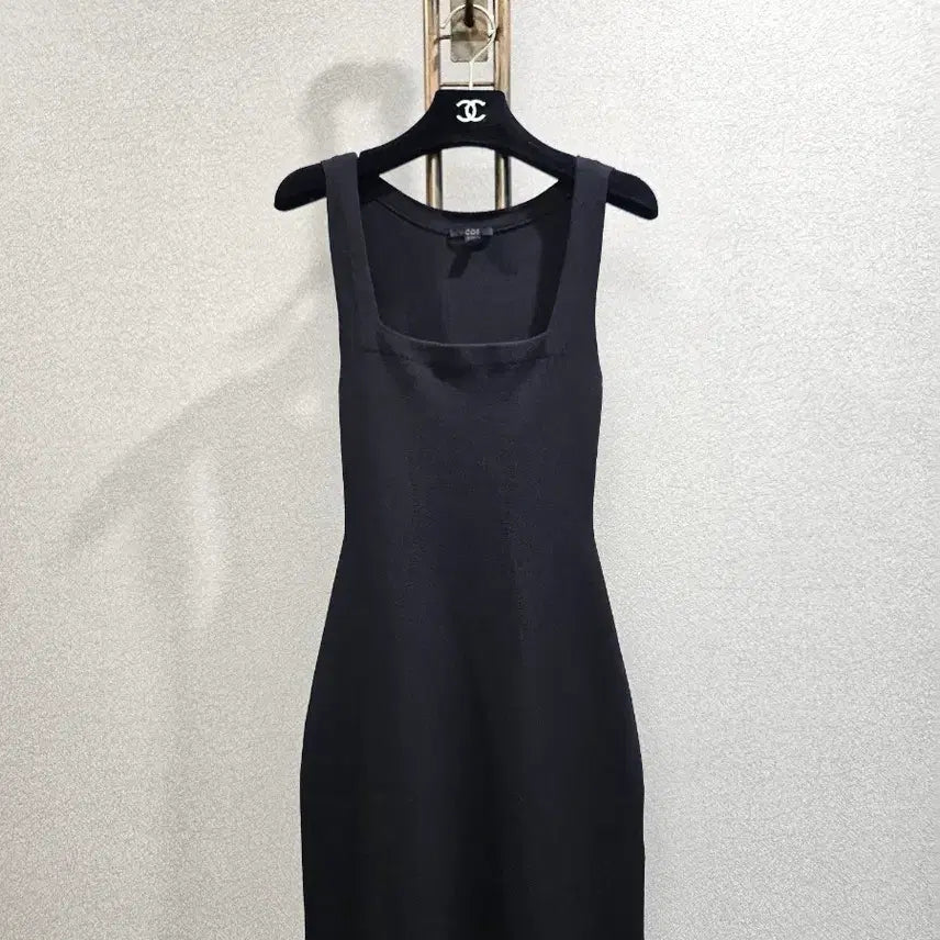 [BUNJANG] COS Black Square Neck Sleeveless Dress XS / cos