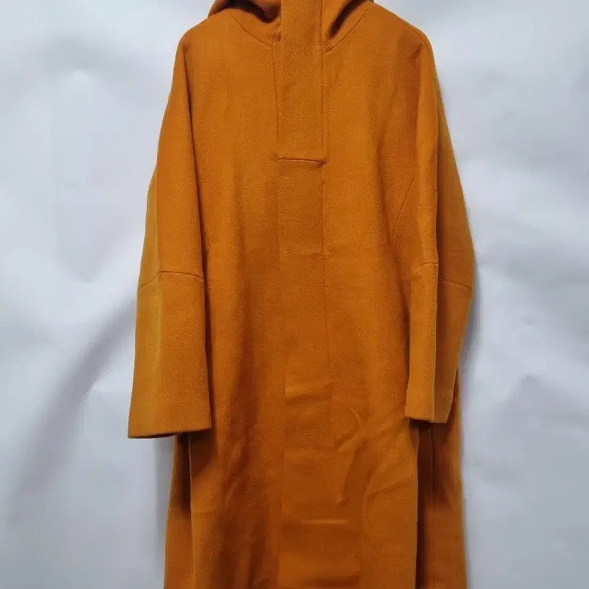 [BUNJANG] System Button Zip-Up Long Coat / 시스템 버튼 지퍼 후드 롱 코트 95~