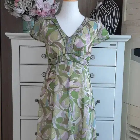 [BUNJANG] Colorful Midi Dress / 그린원피스 예뻐요~