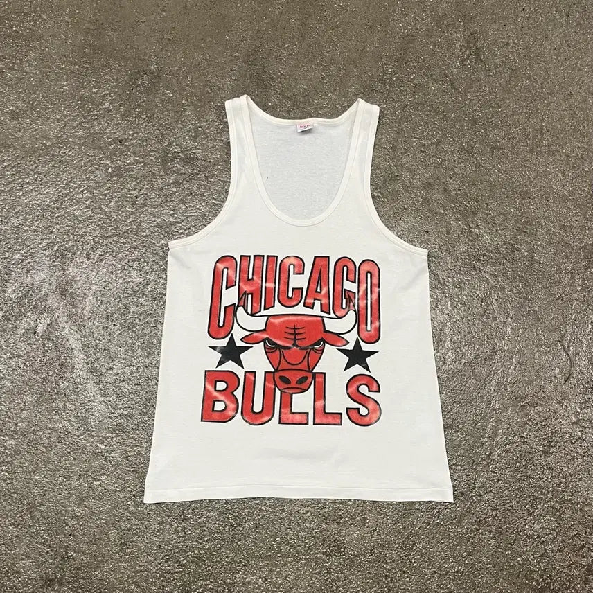 [BUNJANG] BYC 90s Chicago Bulls Sleeveless Top (M/95-100) / 90s BYC 시카고불스 슬리브리스 (95-100)