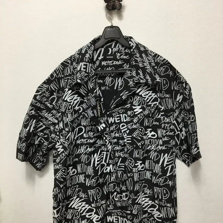[BUNJANG] WE11DONE Short Sleeve Shirt / WE11DONE 웰던 반팔 셔츠 남방