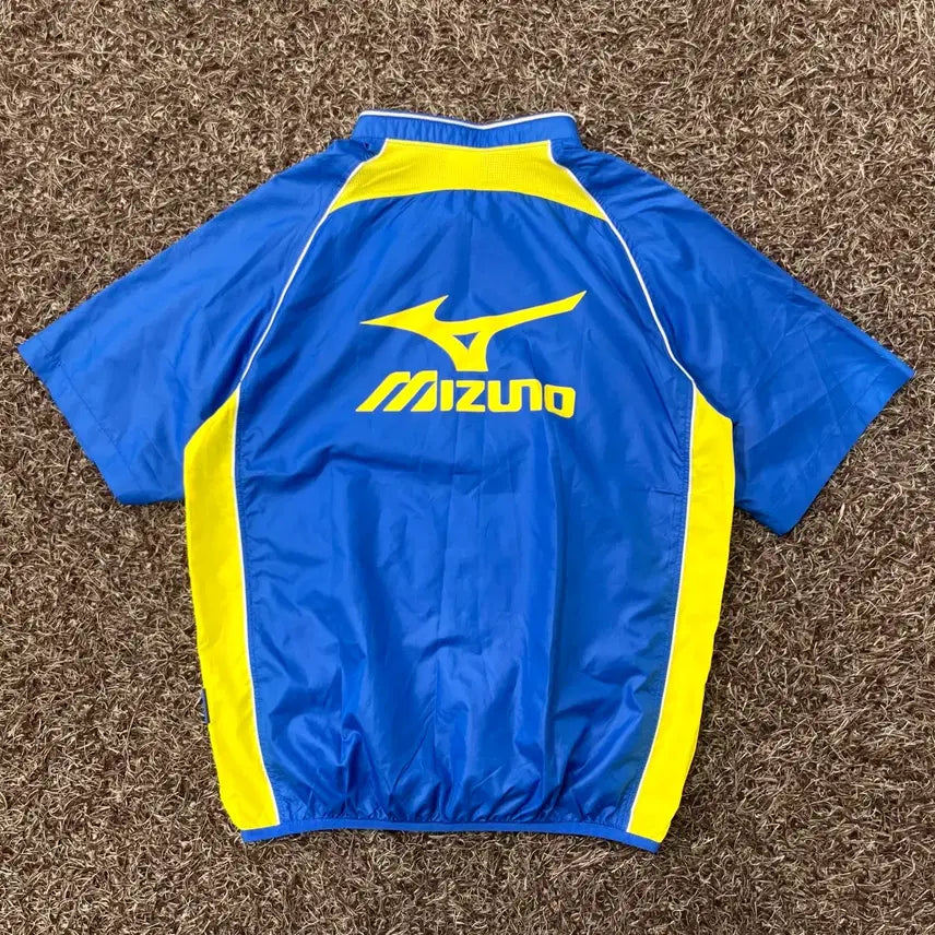 [BUNJANG] Mizuno Back Logo Half-Zip Warm-Up T-Shirt / S 미즈노 백로고 반집업 웜업 티셔츠