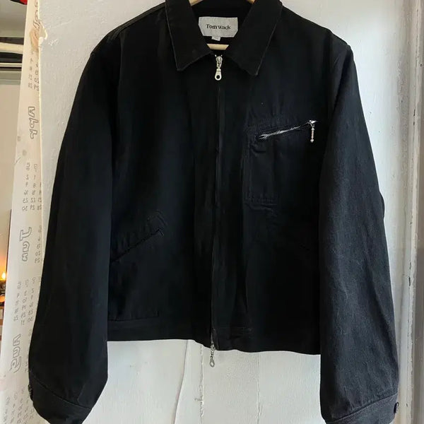 [BUNJANG] Tonywack Black Cotton Jacket L / Tonywack 블랙 코튼 자켓 L