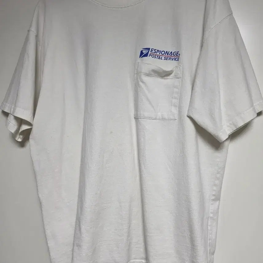 [BUNJANG] Espionage Postal Service Pocket T-Shirt Large / 에스피오나지 반팔티 라지