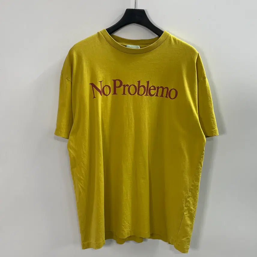 [BUNJANG] ERES No Problem Mustard T-Shirt XL / 에리즈 노플라블럼 머스타드 반팔티 (on.1670)