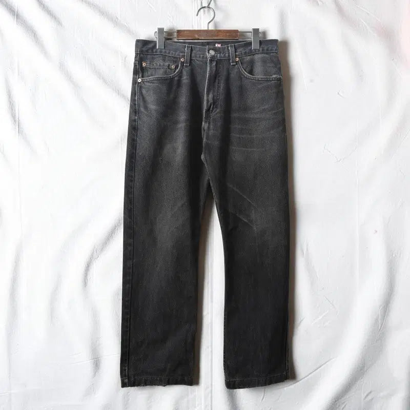 [BUNJANG] Levi's 505 Black Denim Pants (Vintage) / 00s 리바이스 505 흑청 데님팬츠 M0855