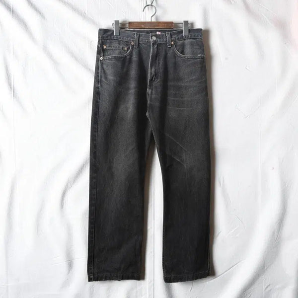 [BUNJANG] Levi's 505 Black Denim Pants (Vintage) / 00s 리바이스 505 흑청 데님팬츠 M0855