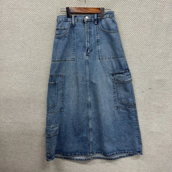 [BUNJANG] ZARA Cargo Denim Skirt / 자라 ZARA 카고 데님 스커트 26인치 H01103