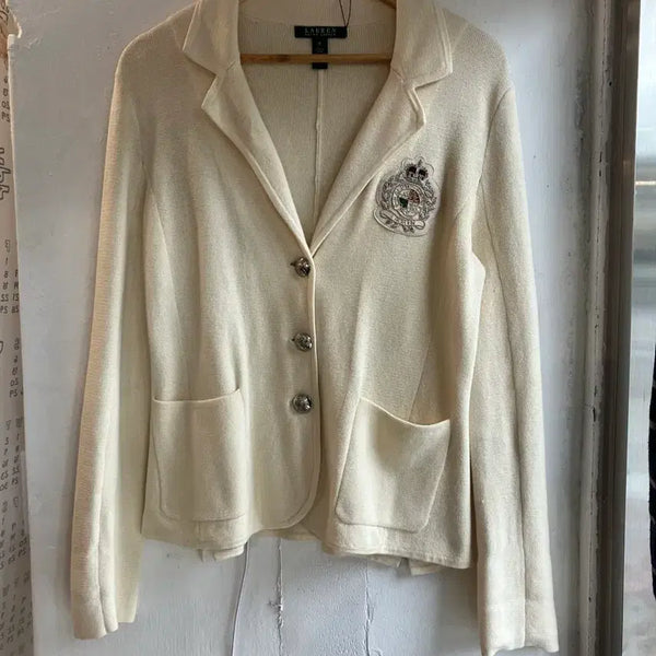 [BUNJANG] Ralph Lauren Women's Jacket Ivory M / 랄프로렌 여성 자켓 M 아이보리