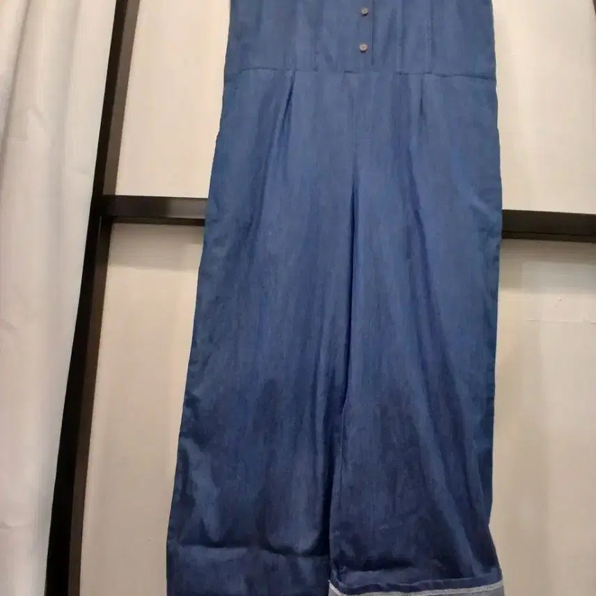 [BUNJANG] Denim Wide Jumpsuit / 청 와이드 점프수트
