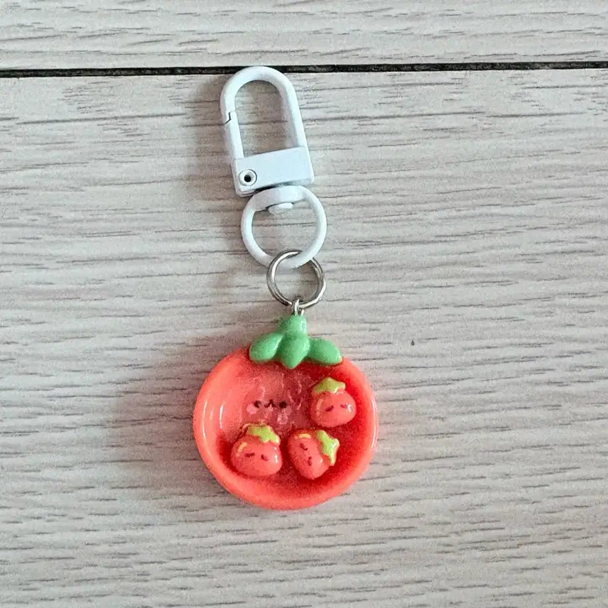 [BUNJANG] Tomato Charm Keychain / 소품 토마토 키링 판매